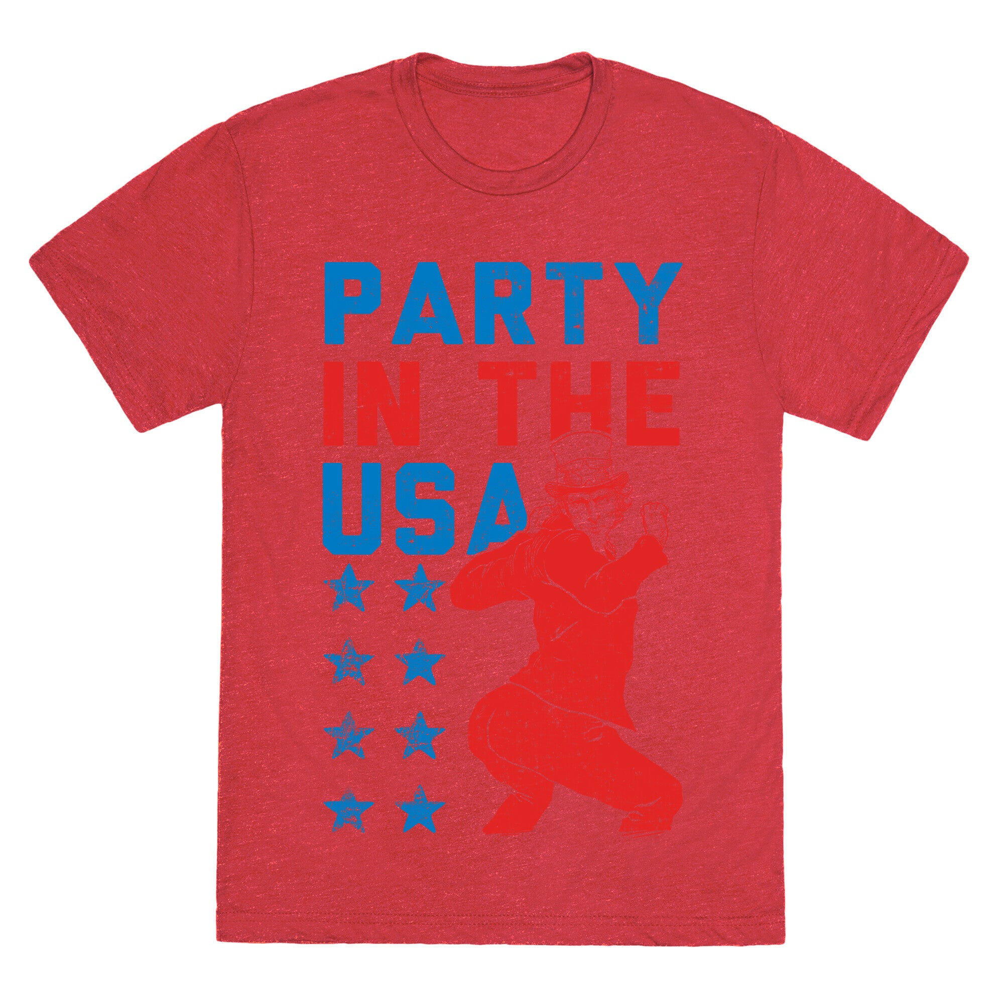 Party In The USA Uncle Sam Unisex Triblend Tee